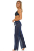 PULL ON PANT WITH SIDE SLIT - GOFRET